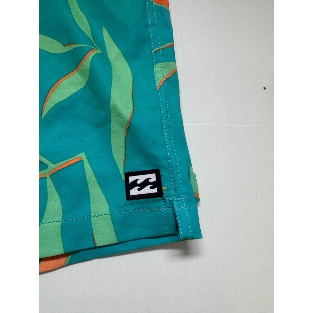 Billabong Sundays Layback Board Shorts Men Medium Tropical Swim Trunks 17